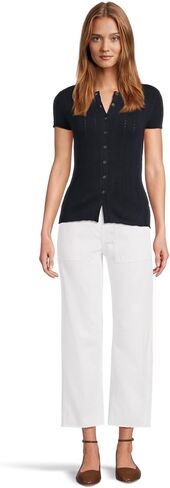 Madewell Women's Lilla Short Sleeve Cardigan in Saudi Arabia