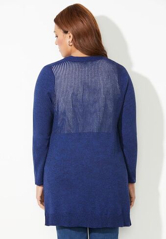 Catherines Women's Plus Size Marled Sweater Cardigan in Saudi Arabia