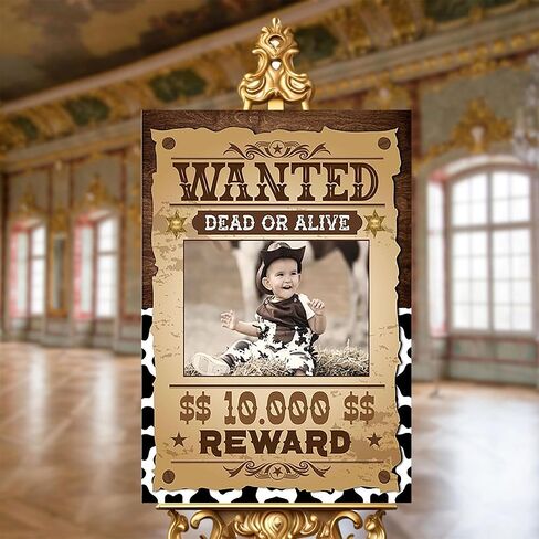 Wanted Poster, Custom Custom Wanted Poster Welcome Party Sign, Wild West Party, Cowgirl Party, Outlaw Wanted Sign, Western Party in Saudi Arabia
