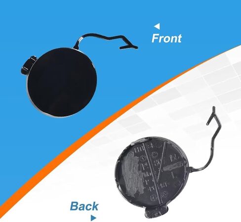 Car Front Bumper Tow Hook Cover Cap Towing Eye For Porsche Cayenne 2011 2012 2013 2014 Bumper Cover Car Exterior Front Bumper Right Towing Hook Cover 95850515600 (White, Right Passenger Side) in Saudi Arabia