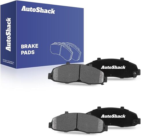 AutoShack Front Ceramic Brake Pad Set | Replacement for 1997-2004 Ford F-150 2004 Ford F-150 Heritage 2002 Lincoln Blackwood | 4-PC in Saudi Arabia