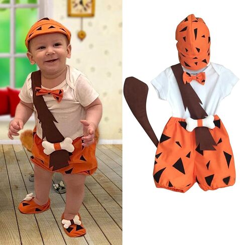 Halloween Baby Clothes Cute Family Matching Outfit Newborn Infant Boys Birthday Romper Tops Shorts Hat 4Pcs Sets in Saudi Arabia