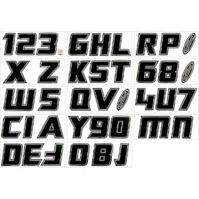 Hardline Products Series 900 Decal Kit with Sticker-On!/Off! & Squeege - Silver900 in Saudi Arabia