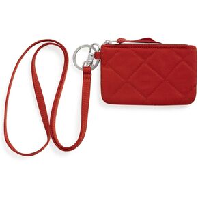 حافظة Vera Bradley Performance Twill Zip Id ومجموعة حبل قصير، جمال نباتي in Saudi Arabia