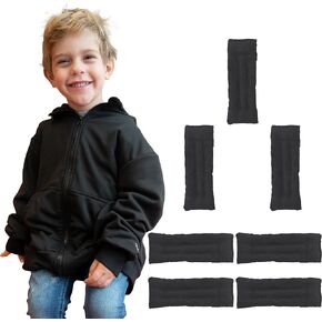 Flutterby Kids Weighted Zip-Up Hoodie Sweatshirt Black, Discreet Soothing Sensory & Calming Solution in Saudi Arabia