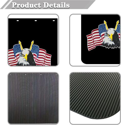 24"x30" Mud Flaps for Semi-Trucks Tractors Trailers Heavy-Duty Trucks 24"x30" Mudflaps Black Semi Truck Mudguards 1 Pair (30MF-INT) in Saudi Arabia