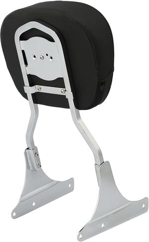 TCMT Detachable Low Backrest Sissy Bar Fit For Harley Heritage Softail Classic FLSTC 1988-2017 Fat Boy FLSTF 1990-2006 Springer Softail FXSTS 1988-2005 in Saudi Arabia