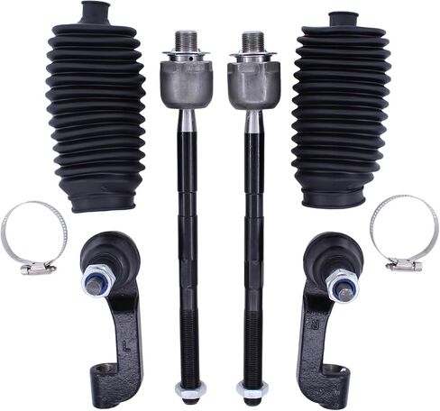 MOTOKU Front Inner and Outer Tie Rod Ends with Boots for Jeep Liberty 2008-2012, Dodge Nitro 2007-2011 in Saudi Arabia