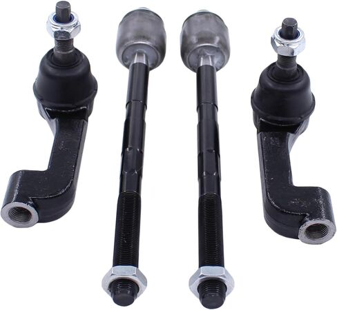 MOTOKU Front Inner and Outer Tie Rod Ends with Boots for Jeep Liberty 2008-2012, Dodge Nitro 2007-2011 in Saudi Arabia