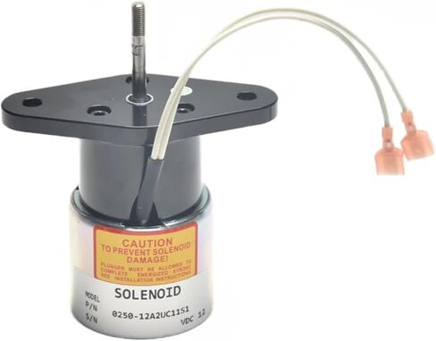 0250-12A2UC11S3 12V 24V إيقاف الملف اللولبي لمحرك الديزل مضخة الوقود 0250 12A2UC11S3(12V) in Saudi Arabia
