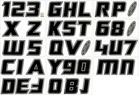 Hardline Products Series 900 Decal Kit with Sticker-On!/Off! & Squeege - Silver900 in Saudi Arabia