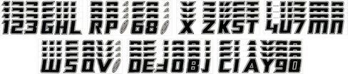 Hardline Products Series 900 Decal Kit with Sticker-On!/Off! & Squeege - Silver900 in Saudi Arabia