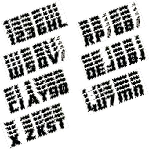 Hardline Products Series 900 Decal Kit with Sticker-On!/Off! & Squeege - Silver900 in Saudi Arabia
