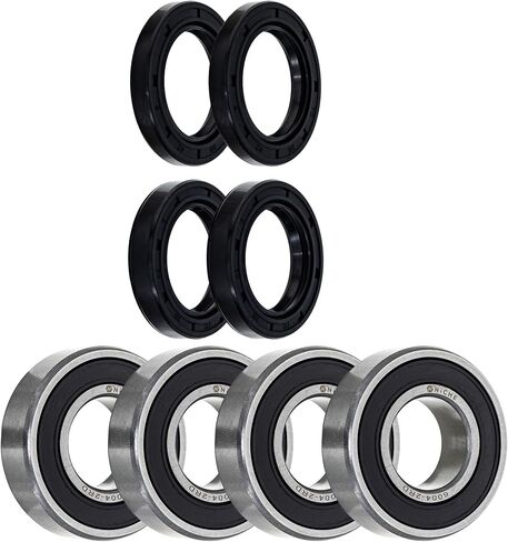 NICHE Wheel Bearing Seal Set for Honda TRX200 Fourtrax 250 300 FL350R 6004-2RDQE6 in Saudi Arabia