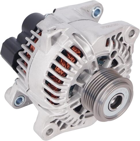 مولد كهربائي PAROD® 12V 110A مناسب لـ 06-10 Hyundai Sonata، 10-13 Kia Forte/Koup، 12-13 Forte5، 07-12 Rondo، 06-10 Magentis/Optima، 2.0L 2.4L L4، CW 6-Groove Pulley Replace #3730025201 in Saudi Arabia