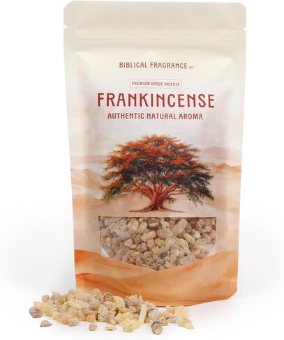 Biblical Fragrance – Premium Frankincense Resin Incense, Natural & Pure Aromatic for Worship, Spiritual Rituals, Churches, Meditation & Relaxation, 200 g / 0.44 lb in Saudi Arabia