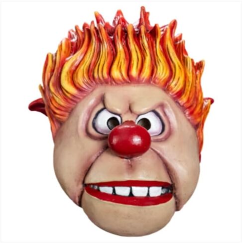 Trick Or Treat Studios The Year Without a Santa Claus Heat Miser Costume Mask in Saudi Arabia
