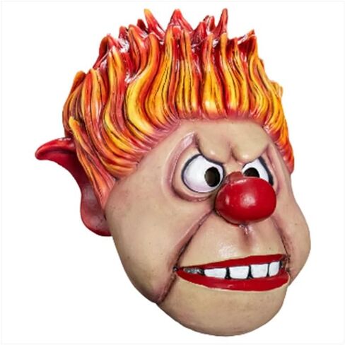 Trick Or Treat Studios The Year Without a Santa Claus Heat Miser Costume Mask in Saudi Arabia