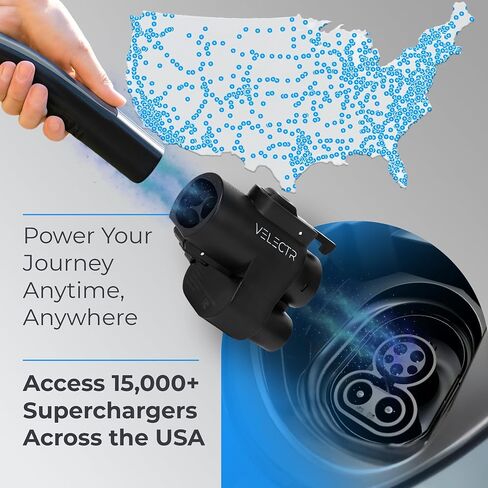 Tesla to J1772 Adapter - Max 80 Amp & 250V Compatible with Tesla Wall Charger, Tesla Home Charger or Tesla Mobile Charger in Saudi Arabia