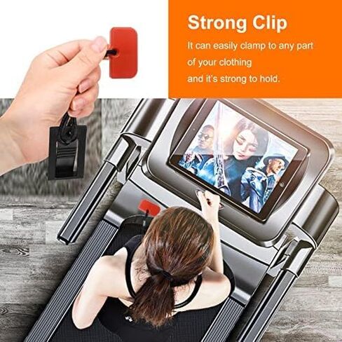 Treadmill Universal Safety Key for NordicTrack, Proform, Image, Weslo, Reebok, Epic, Golds Gym, Freemotion, and Healthrider Treadmills in Kuwait