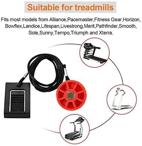 Treadmill Universal Safety Key for NordicTrack, Proform, Image, Weslo, Reebok, Epic, Golds Gym, Freemotion, and Healthrider Treadmills in Kuwait
