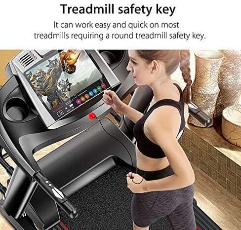 Treadmill Universal Safety Key for NordicTrack, Proform, Image, Weslo, Reebok, Epic, Golds Gym, Freemotion, and Healthrider Treadmills in Kuwait