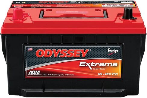 Odyssey Battery, Extreme Series, AGM, 12V, 930 Cranking amps, Top Post, 11.84 in L, 7.49 in H, 7.19 in W, Each in Saudi Arabia