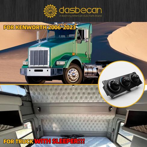Dasbecan F21-1013-11-000 A/C Heater Climate Control Module Panel Compatible with 2006-2023 Kenworth Paccar with Sleeper Replace# F21101311000 in Saudi Arabia