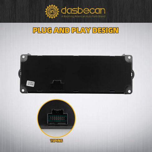 Dasbecan F21-1013-11-000 A/C Heater Climate Control Module Panel Compatible with 2006-2023 Kenworth Paccar with Sleeper Replace# F21101311000 in Saudi Arabia