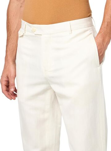 Brooks Brothers Men's Cbt Ml Linen Cotton Pant Plain Regular in Saudi Arabia