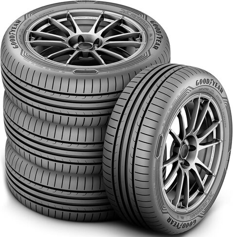 إطار نصف قطري لأداء سيارة الركاب الصيفية Goodyear Eagle Sport 2-205/55R16 205/55/16 205/55-16 نطاق تحميل 91 فولت SL 4-Ply BSW جدار جانبي أسود in Kuwait