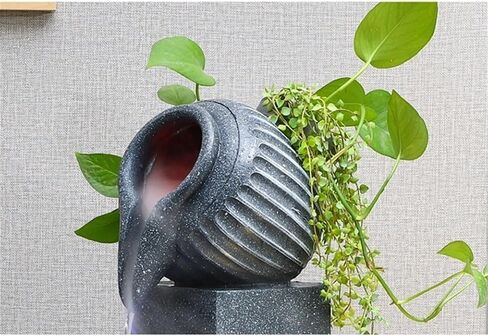 Outdoor Fountains Light Luxury Feng Shui Ball Water Ornaments Circulating Water Modern Simple Living Room Office Floor Fountain Decoration Garden Water Fountain in Saudi Arabia