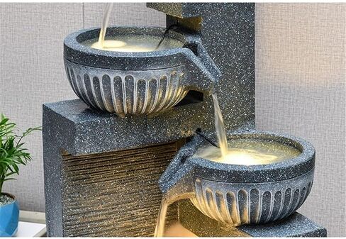 Outdoor Fountains Light Luxury Feng Shui Ball Water Ornaments Circulating Water Modern Simple Living Room Office Floor Fountain Decoration Garden Water Fountain in Saudi Arabia
