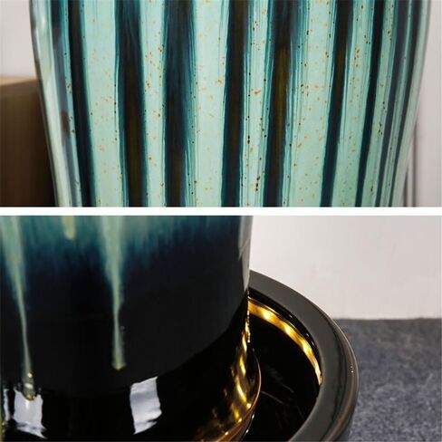 Outdoor Fountains Ceramic Home Decor Modern and Minimalist Water Features Improved Feng Shui Floor Standing Water Fountain Decorations Garden Water Fountain in Saudi Arabia