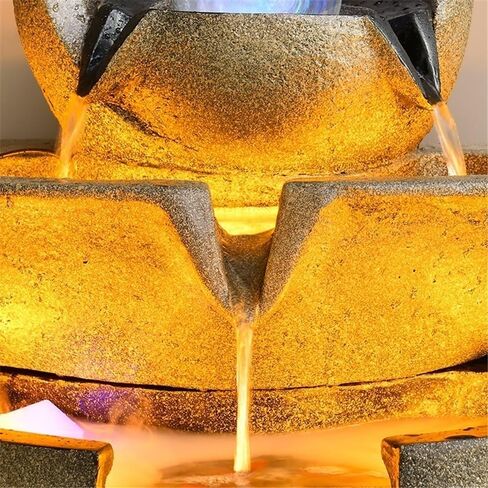 Outdoor Fountains Vintage Flowing Ornaments Circulating Water Fountain Floor to Ceiling Living Room Entrance Wealth Attraction Housewarming Gifts Garden Water Fountain in Saudi Arabia