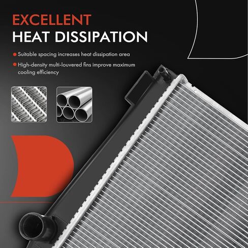 A-Premium Engine Coolant Radiator Assembly Compatible with Toyota RAV4 2009 2010 2011 2012 2013 2014 2015, L4 2.5L, Replace# 164000V030, 8012891 in Saudi Arabia