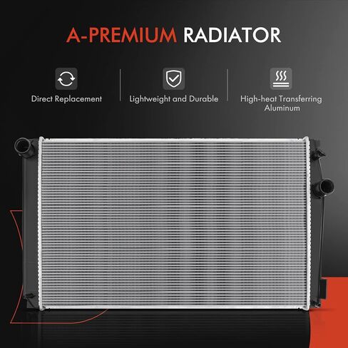 A-Premium Engine Coolant Radiator Assembly Compatible with Toyota RAV4 2009 2010 2011 2012 2013 2014 2015, L4 2.5L, Replace# 164000V030, 8012891 in Saudi Arabia
