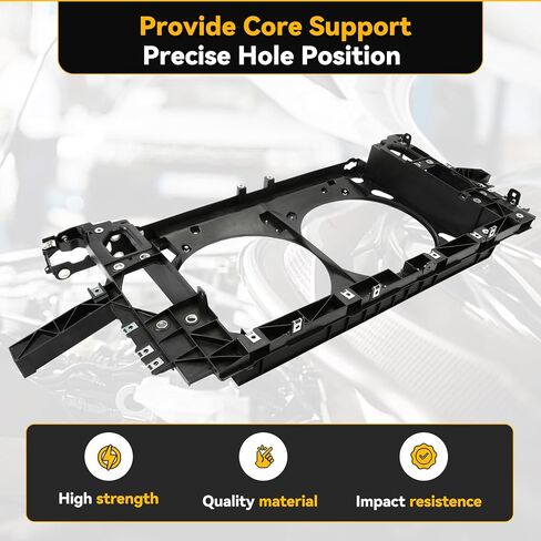 Kojem Radiator Support Assembly Compatible with 2007-2015 Infiniti G25 G35 G37 Q40 Q60 Replacement for IN1225107 62501JK05A in Saudi Arabia