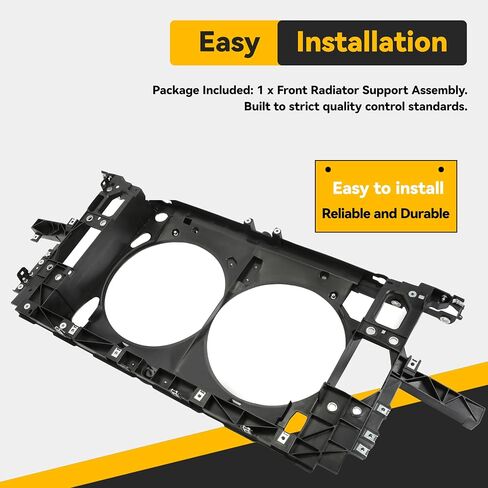 Kojem Radiator Support Assembly Compatible with 2007-2015 Infiniti G25 G35 G37 Q40 Q60 Replacement for IN1225107 62501JK05A in Saudi Arabia
