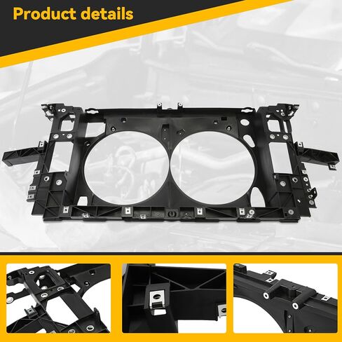 Kojem Radiator Support Assembly Compatible with 2007-2015 Infiniti G25 G35 G37 Q40 Q60 Replacement for IN1225107 62501JK05A in Saudi Arabia