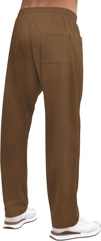 Mens Corduroy Casual Pants Joggers Cargo Pants Drawstring Elastic Waist Baggy Sweatpants with Pockets in Saudi Arabia