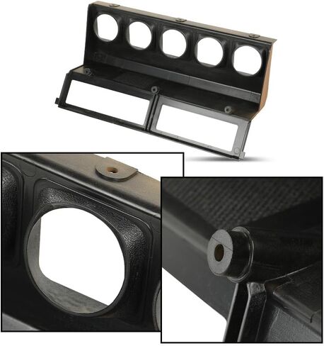 G-PLUS Radio Face Plate w/Red Trim Compatible with El Camino Monte Carlo SS 1981-1988 Radio Panel(Black) in Saudi Arabia