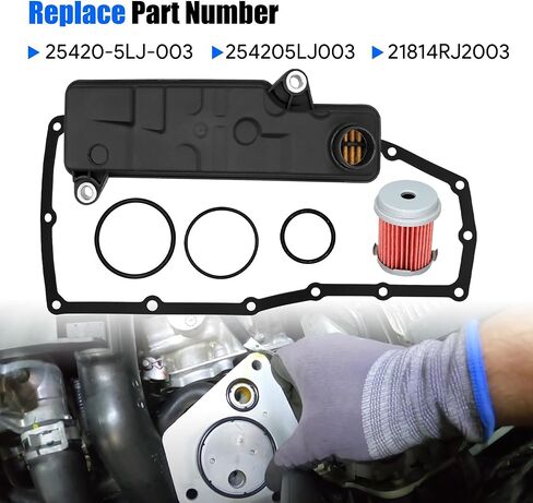 Automatic Transmission Filter Oil Pan Kit Fit for Honda CR-V Accord Civic 1.5L 2.4L 2015-2021 Transmission Oil Pan Filter with Seal Gasket Assembly Replace 25420-5LJ-003 in Saudi Arabia