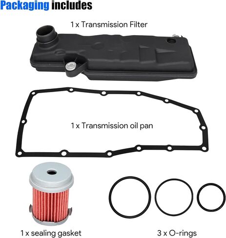 Automatic Transmission Filter Oil Pan Kit Fit for Honda CR-V Accord Civic 1.5L 2.4L 2015-2021 Transmission Oil Pan Filter with Seal Gasket Assembly Replace 25420-5LJ-003 in Saudi Arabia