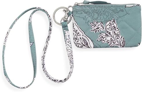 Vera Bradley Performance Twill Zip Id Case and Lanyard Combo, Botanical Beauty in Kuwait