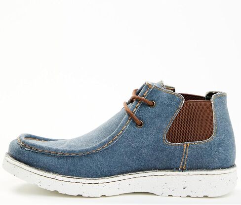 حذاء Justin الرجالي Hazer Denim كاجوال Hudson بمقدمة موك - Jm441 in Saudi Arabia
