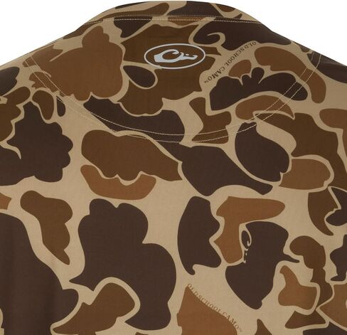تي شيرت Drake Waterfowl للشباب للجنسين EST Camo Performance DW1906 خارجي بعامل حماية من الأشعة فوق البنفسجية 50+ خفيف الوزن وخفيف الوزن وأكمام قصيرة in Kuwait