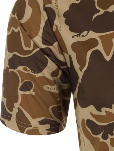 تي شيرت Drake Waterfowl للشباب للجنسين EST Camo Performance DW1906 خارجي بعامل حماية من الأشعة فوق البنفسجية 50+ خفيف الوزن وخفيف الوزن وأكمام قصيرة in Kuwait