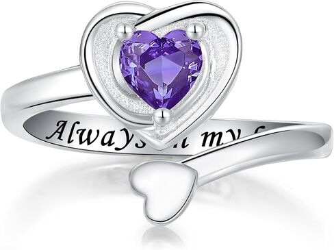 925 Sterling Silver Heart Urn Rings for Ashes for Women Adjustable Cremation Urn Ring for Ashes Keepsake Memorial Jewelry in Kuwait