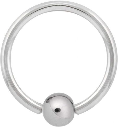 IMPLANT GRADE G23 Titanium 18G 16G 14G Captive Bead Ring 8mm 10mm 12mm Nose Rings Hoop Helix Daith Cartilage Tragus Earrings Nipple Eyebrow Piercing Jewelry in Saudi Arabia